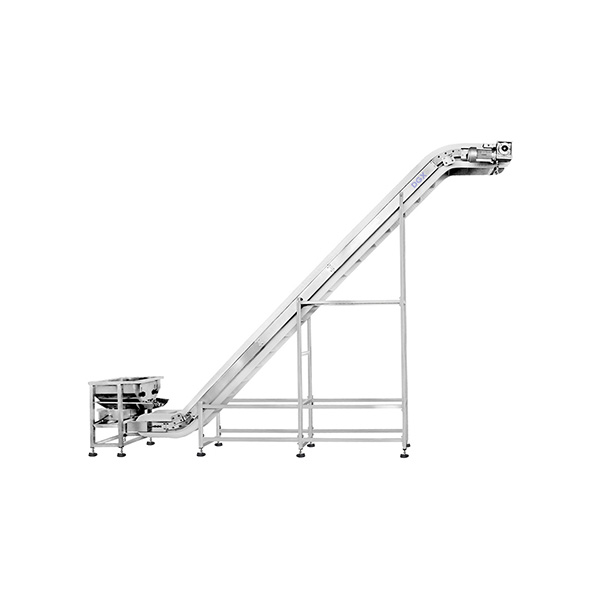 Inclined Conveyor with Hopper