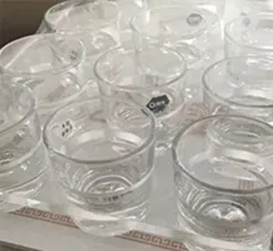 Glass cups