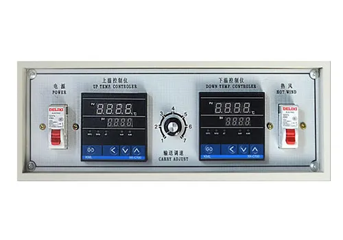 Smart control panel for RSE shrink wrapping machine