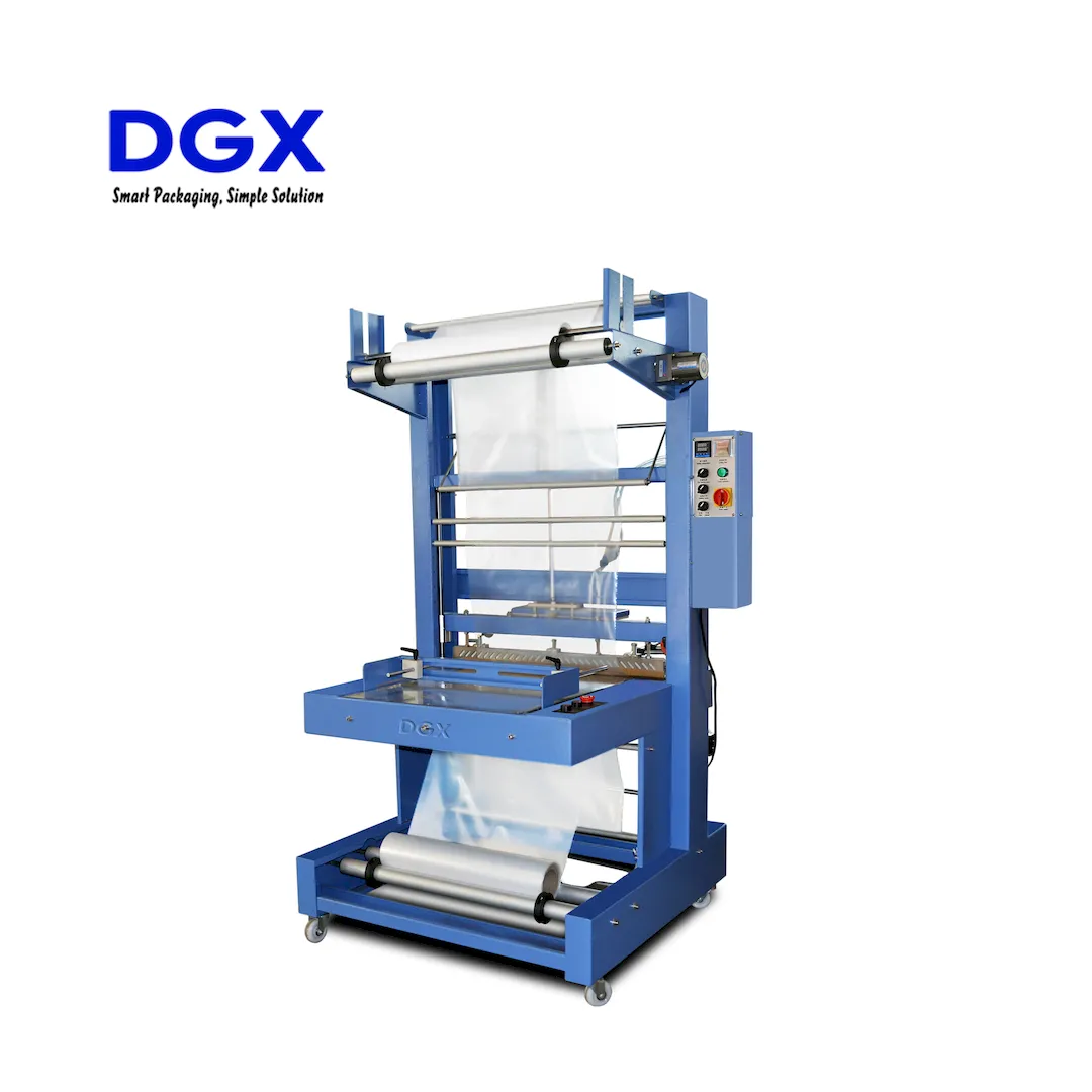 Semi-Automatic Sleeve Wrapping Machine Side