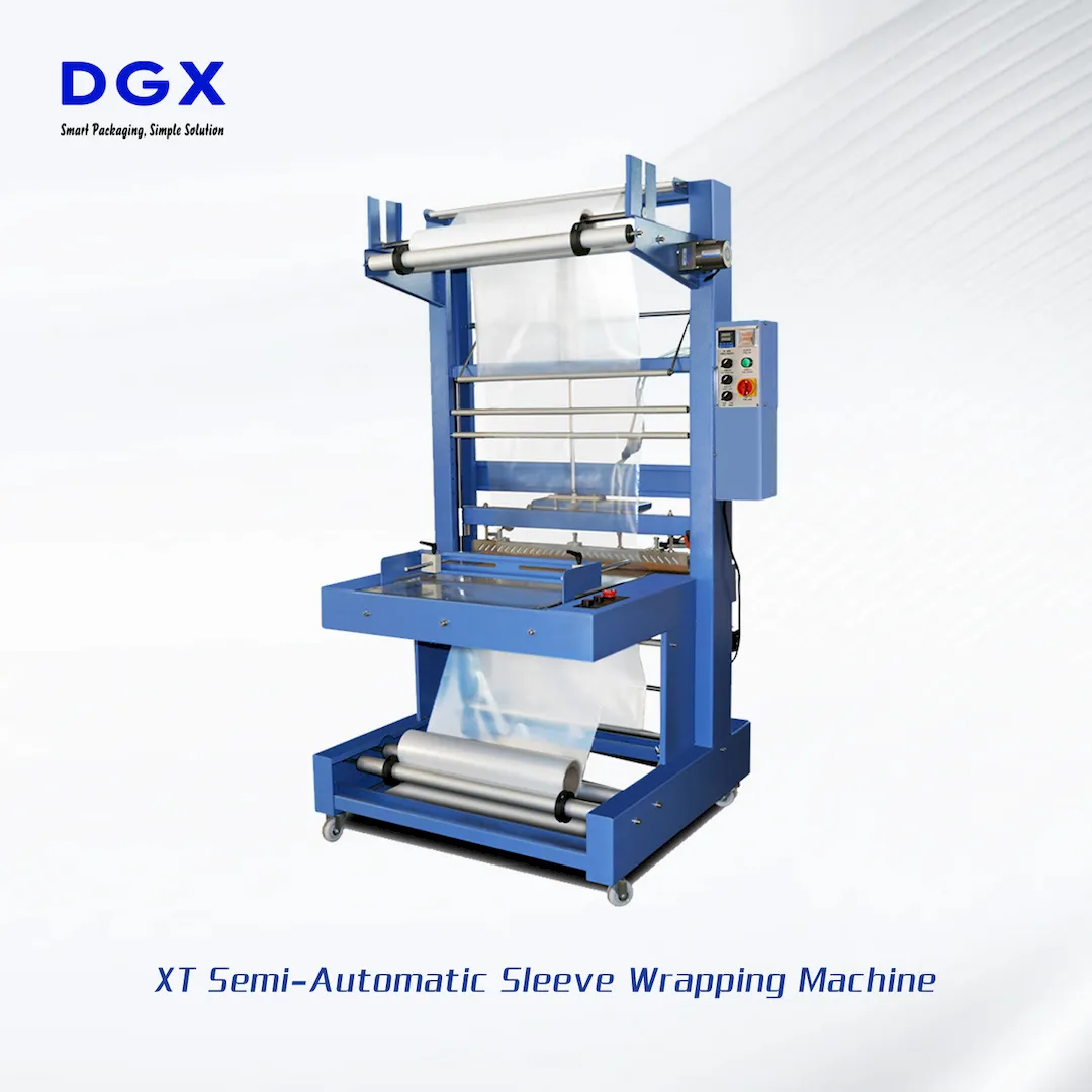 Semi-Automatic Sleeve Wrapping Machine