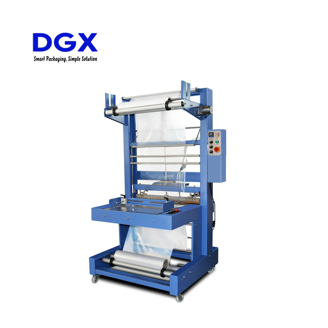 Fully Automatic In-line Sleeve Wrapping Machine Belt-Type Side