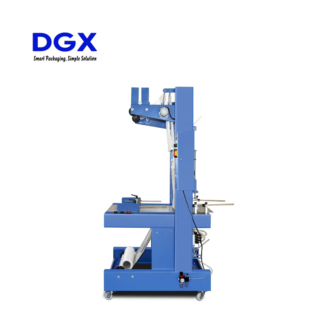 Fully Automatic In-line Sleeve Wrapping Machine Belt-Type Side