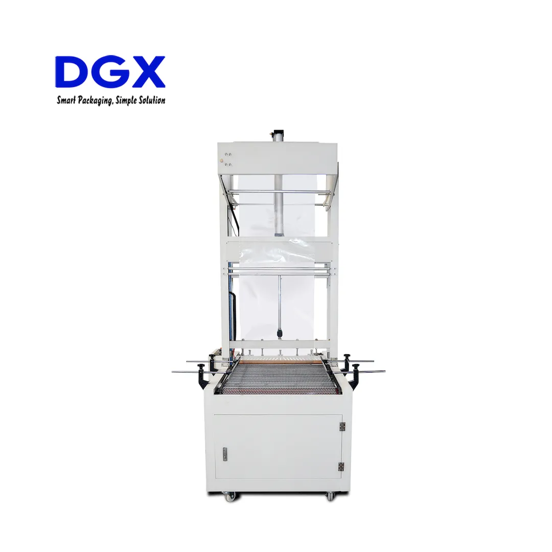 XT-Z Fully Automatic In-line Sleeve Wrapping Machine Mesh Chain Type Front