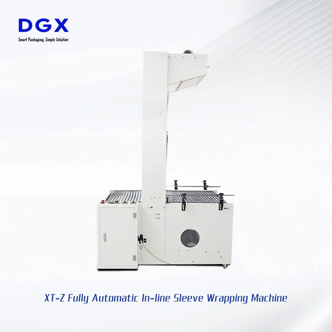 XT-Z Fully Automatic In-line Sleeve Wrapping Machine Mesh Chain Type